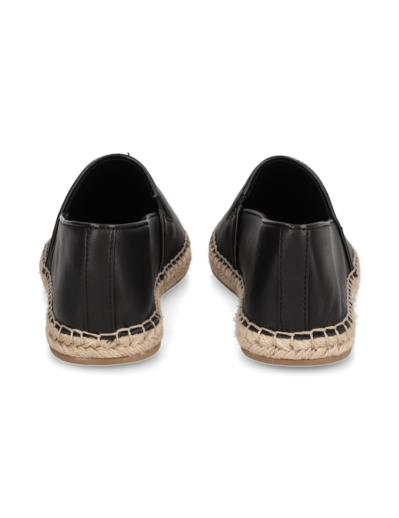 Tommy-Hilfiger-LEATHER-ESPADRILLE-černá