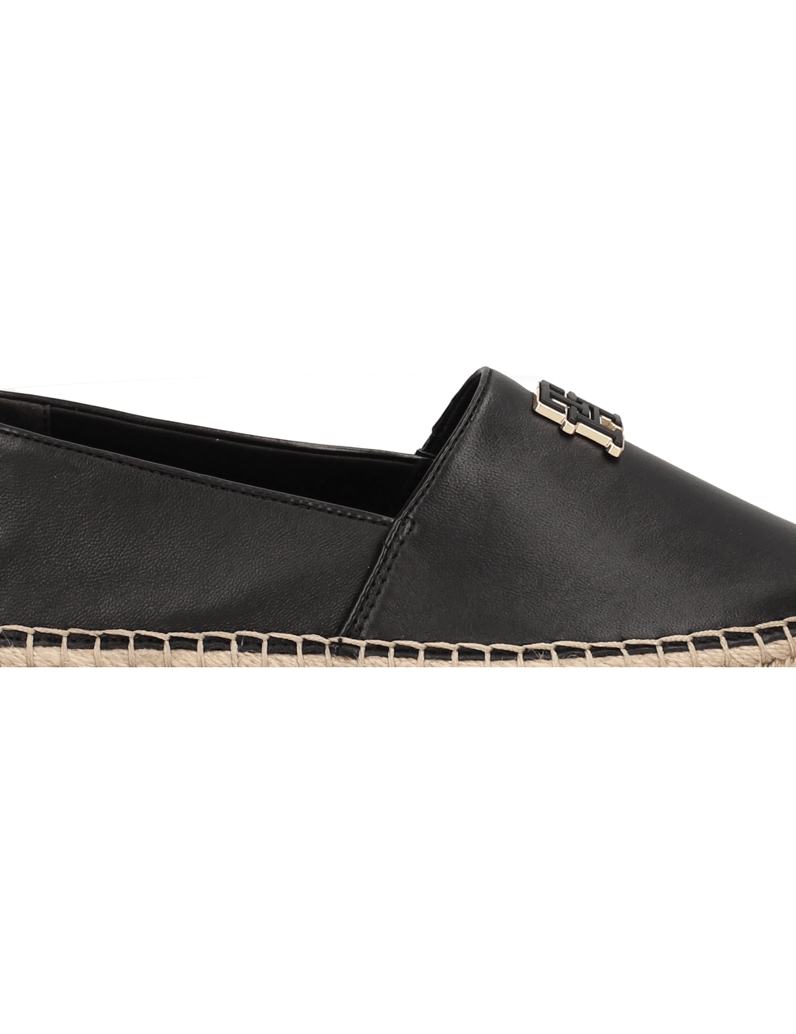 Tommy-Hilfiger-LEATHER-ESPADRILLE-černá