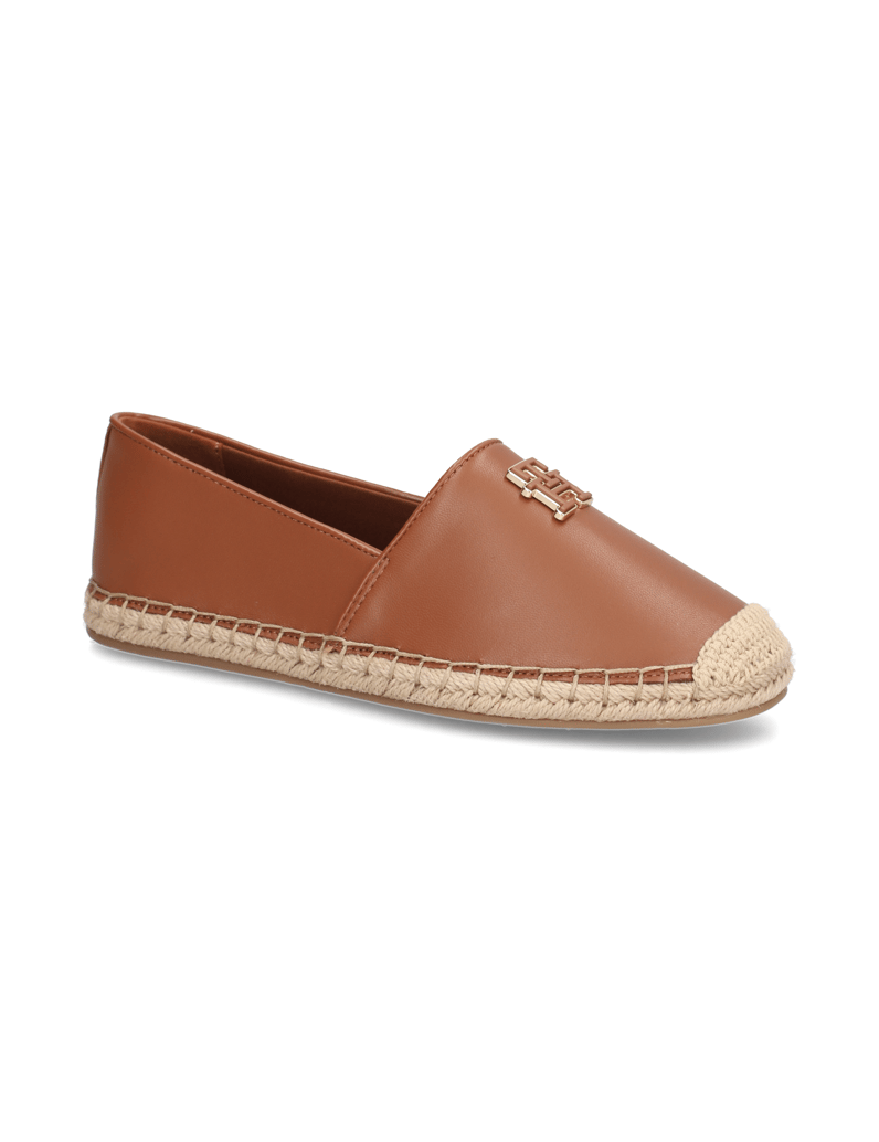 Tommy-Hilfiger-LEATHER-ESPADRILLE-črna