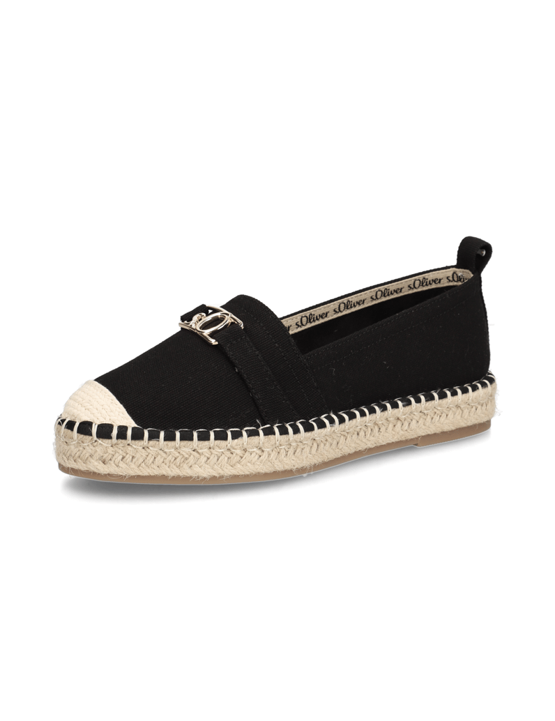 S.Oliver-Espadrille-schwarz