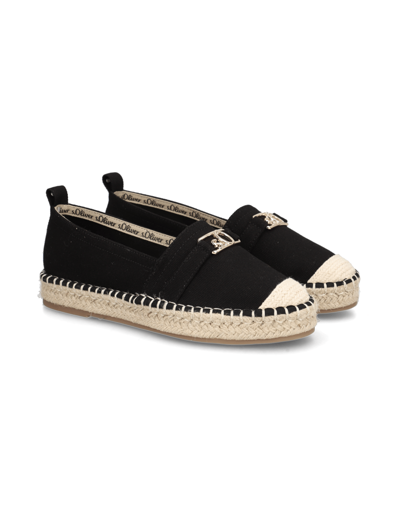 S.Oliver-Espadrille-schwarz