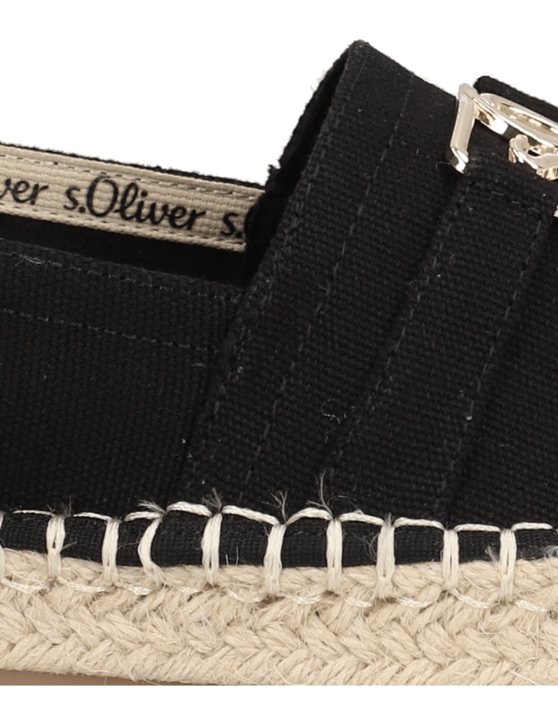 S.Oliver-Espadrille-schwarz