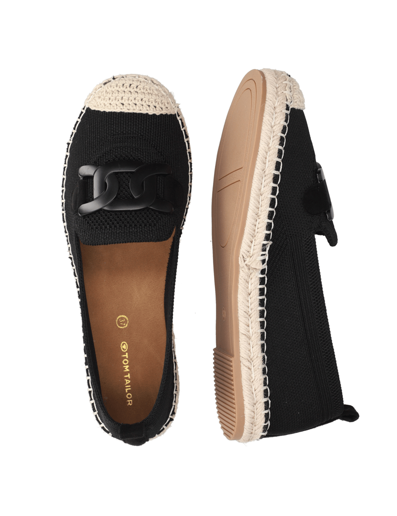 Tom-Tailor-espadrilky-čierna
