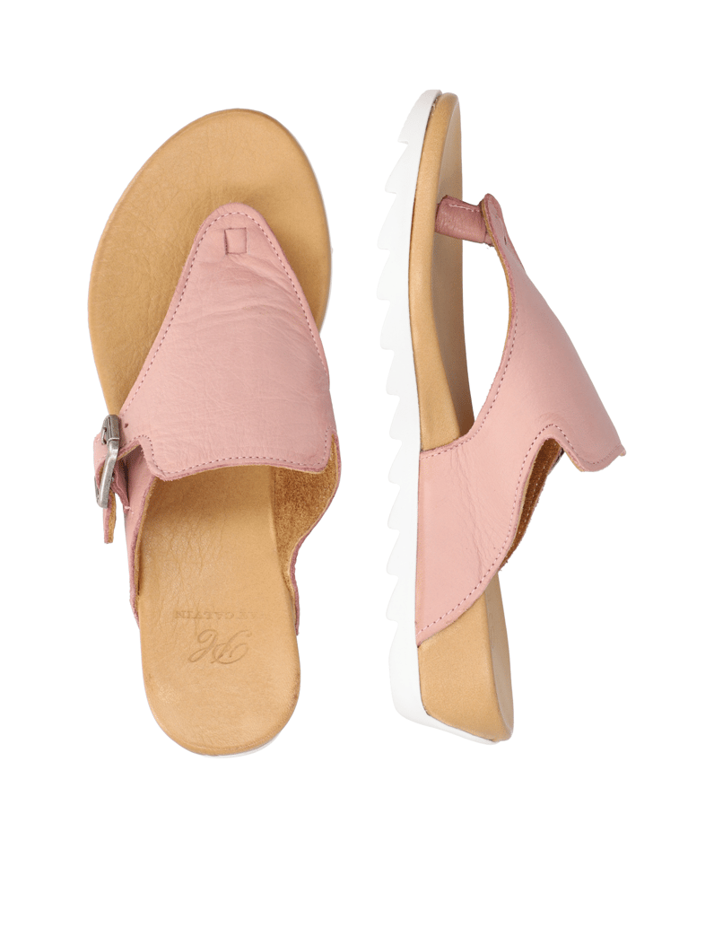 Pat-Calvin-Glattleder-Zehentrenner