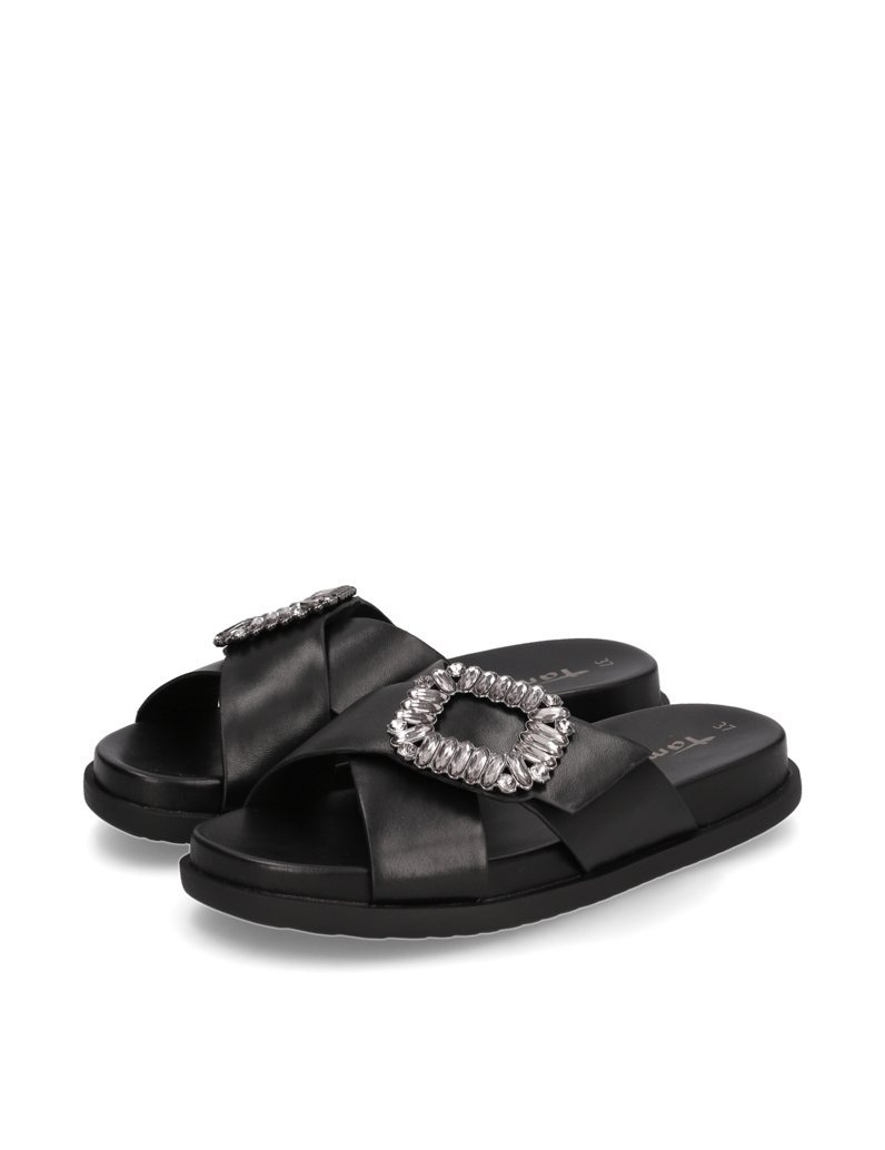 TAMARIS-Pantoffel-černá