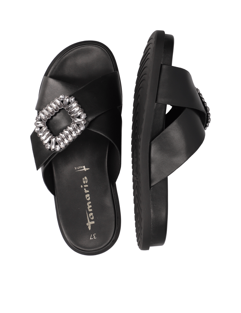 TAMARIS-Pantoffel-černá