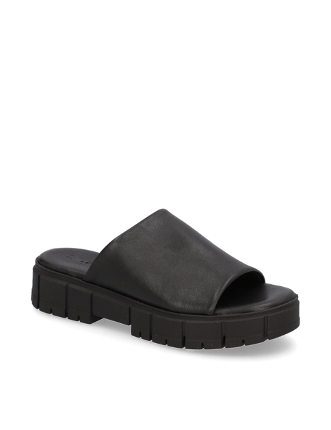 

Glattleder Pantoffel, Čierna