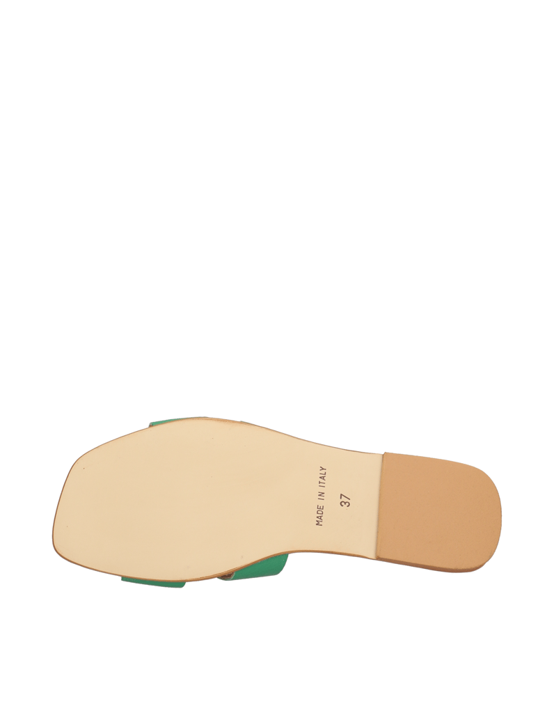 Pat-Calvin-Glattleder-Pantoffel-grün