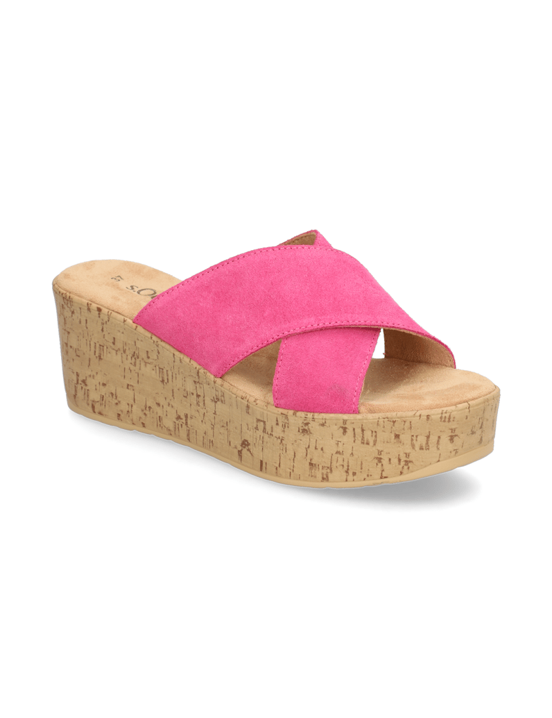 S.Oliver-Veloursleder-Pantoffel-pink