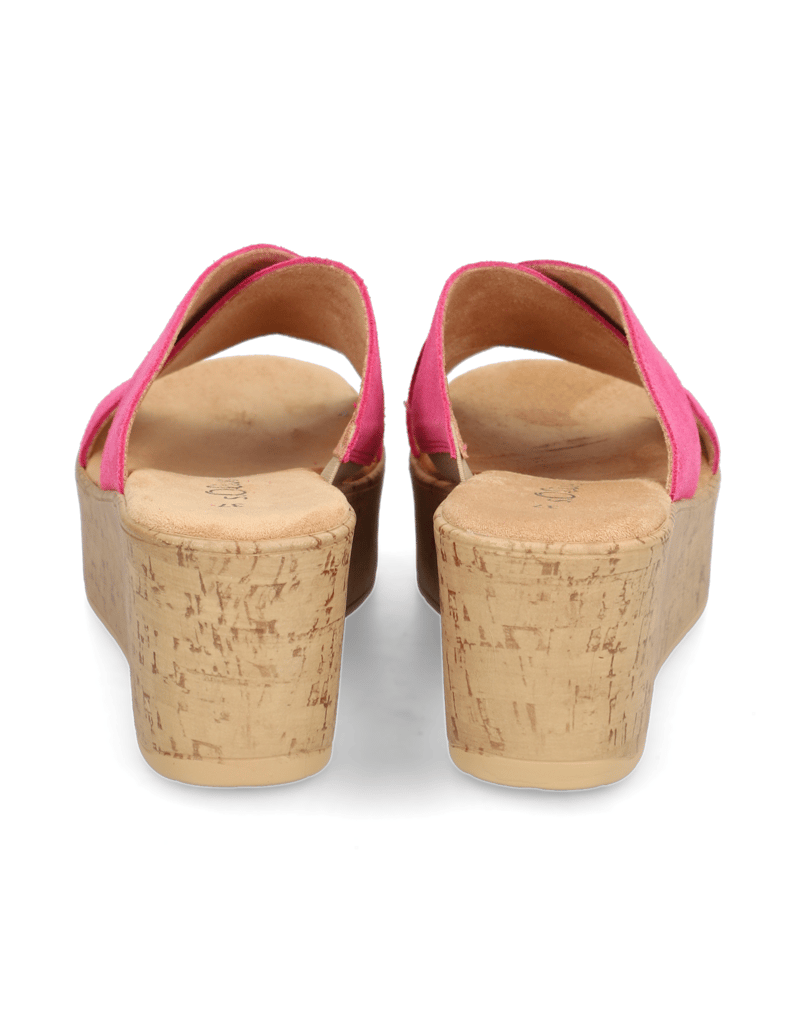 S.Oliver-Veloursleder-Pantoffel-pink