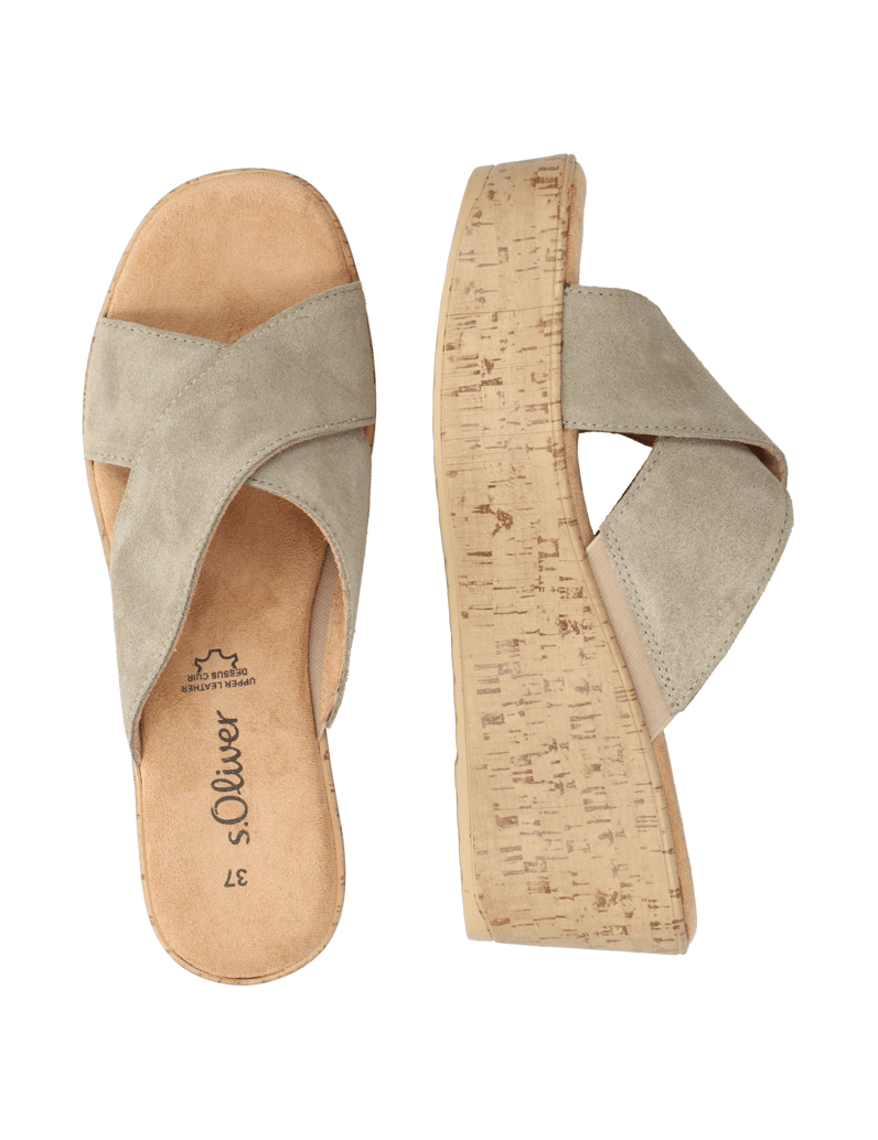 S.Oliver-Veloursleder-Pantoffel-pink