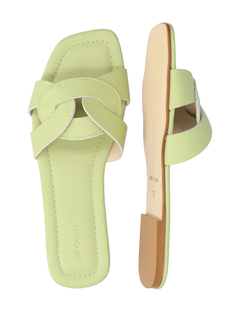 Pat-Calvin-Glattleder-Pantoffel-žltá