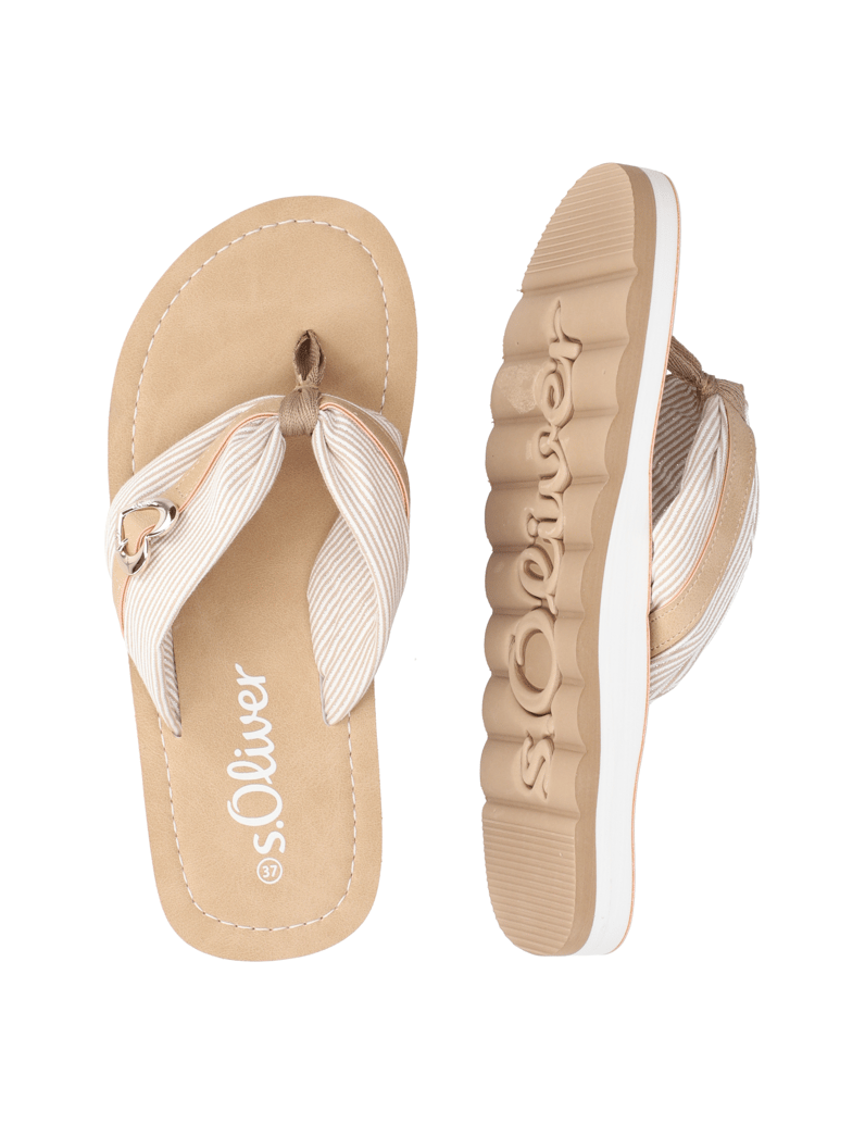 S.Oliver-Textil-Zehentrenner-beige