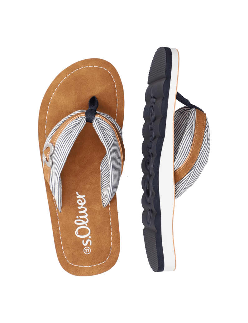 S.Oliver-Textil-Zehentrenner-beige