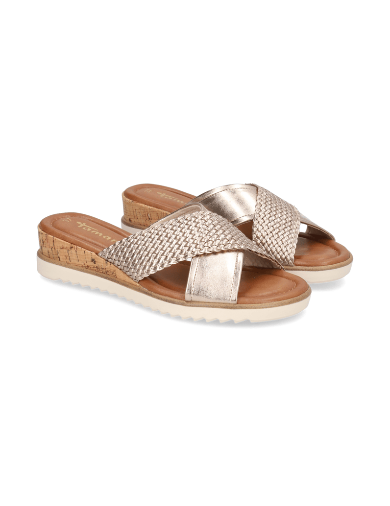 TAMARIS-Pantoffel-gold