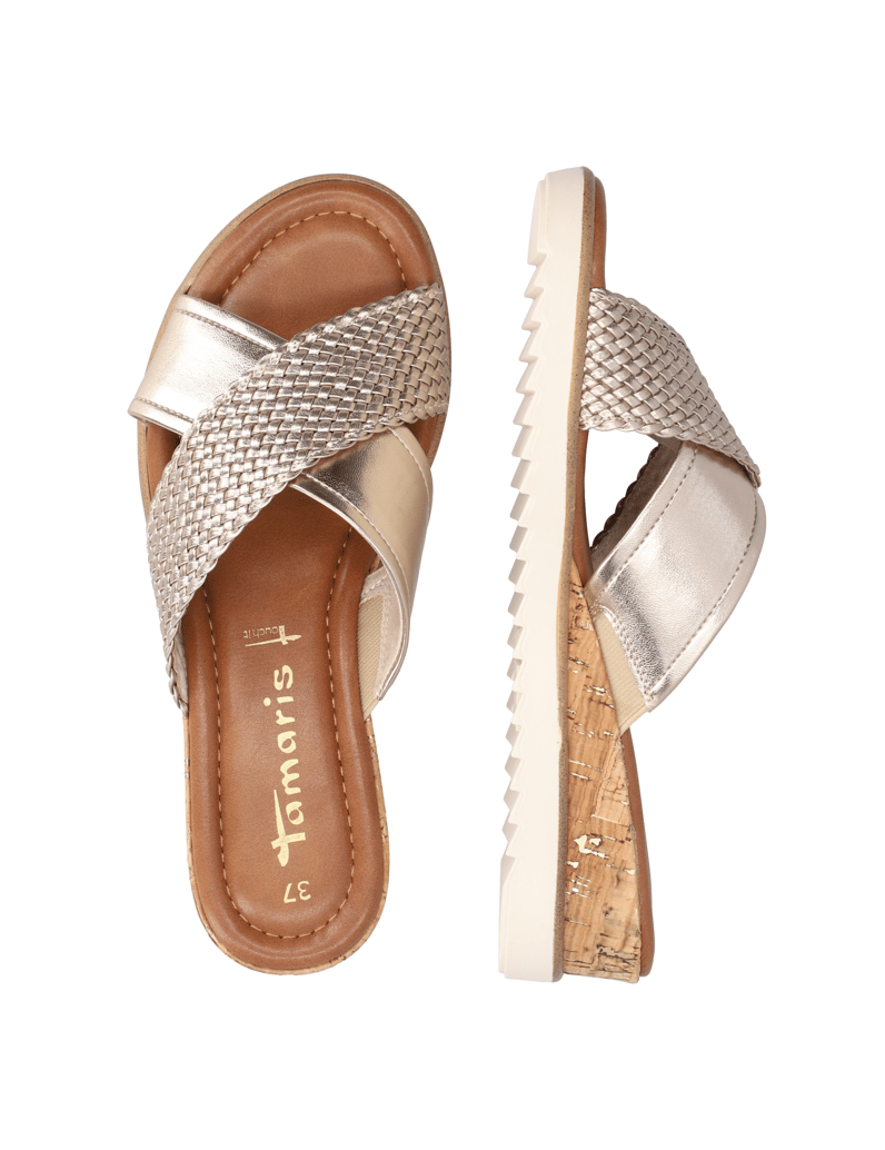 TAMARIS-Pantoffel-gold