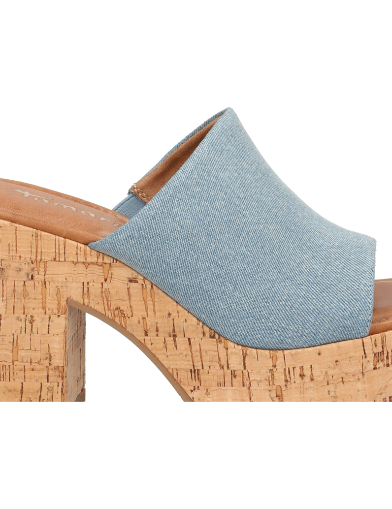 TAMARIS-Textil-Pantoffel-hellblau
