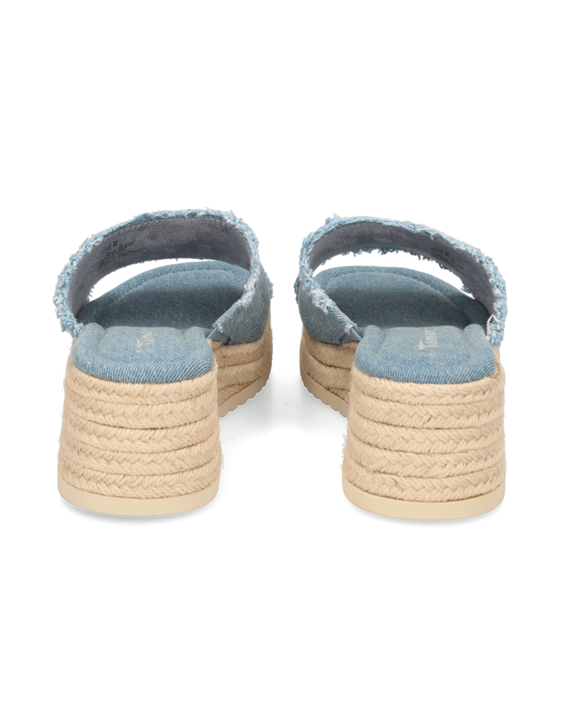 TAMARIS-Textil-Pantoffel-hellblau