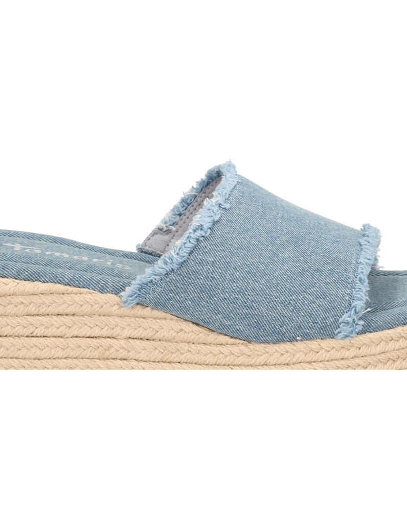 TAMARIS-Textil-Pantoffel-hellblau