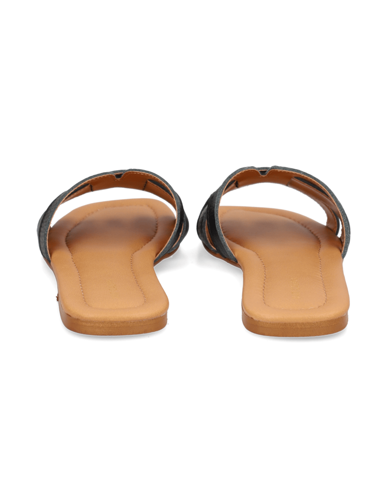 Pat-Calvin-Glattleder-Pantoffel-schwarz