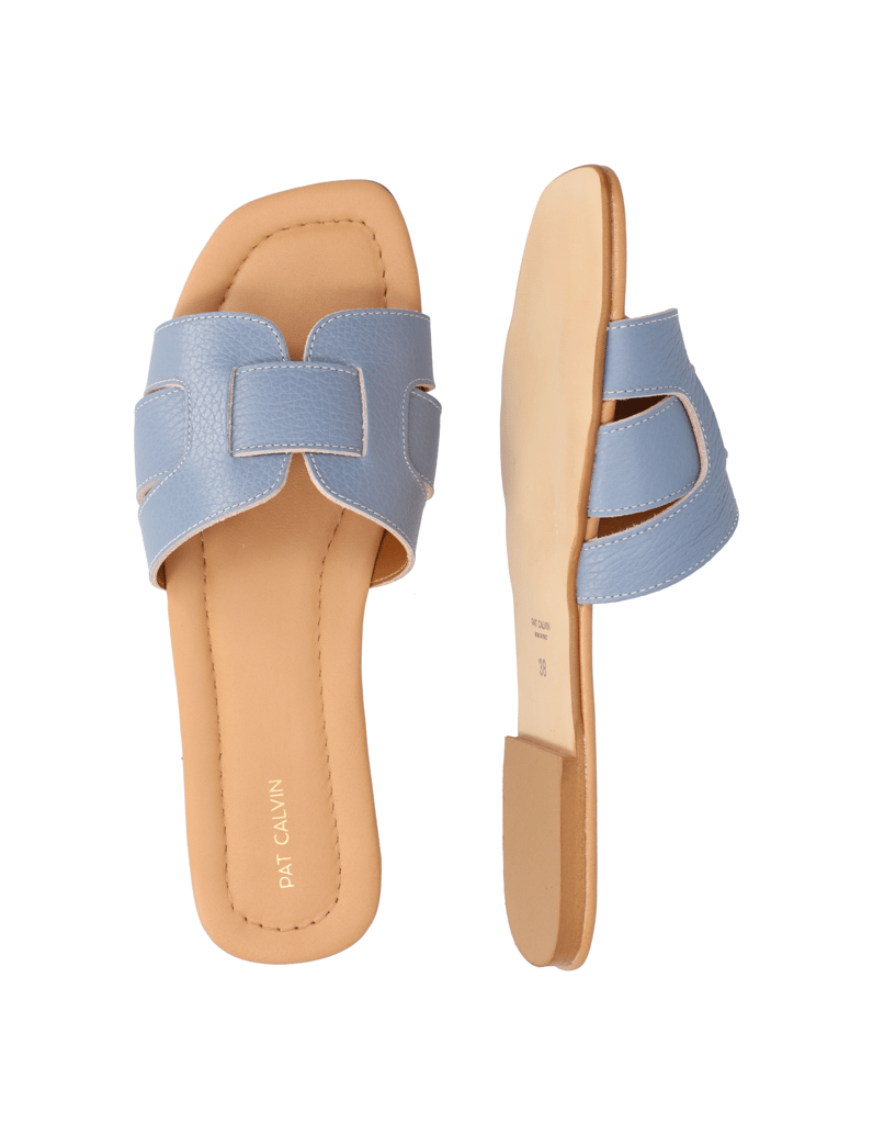 Pat-Calvin-hladká-koža-šľapky-čierna