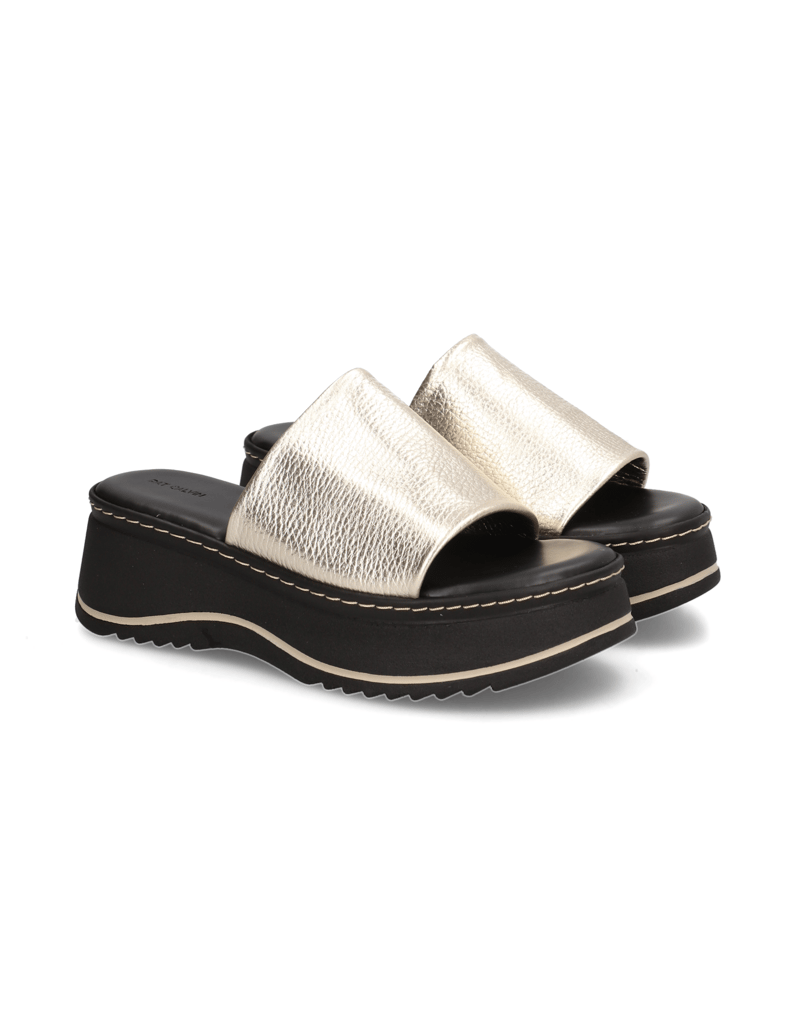 Pat-Calvin-Glattleder-Pantoffel-gold
