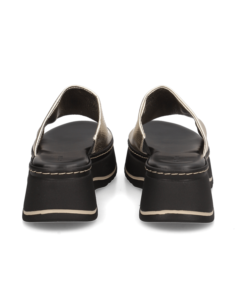 Pat-Calvin-Glattleder-Pantoffel-gold