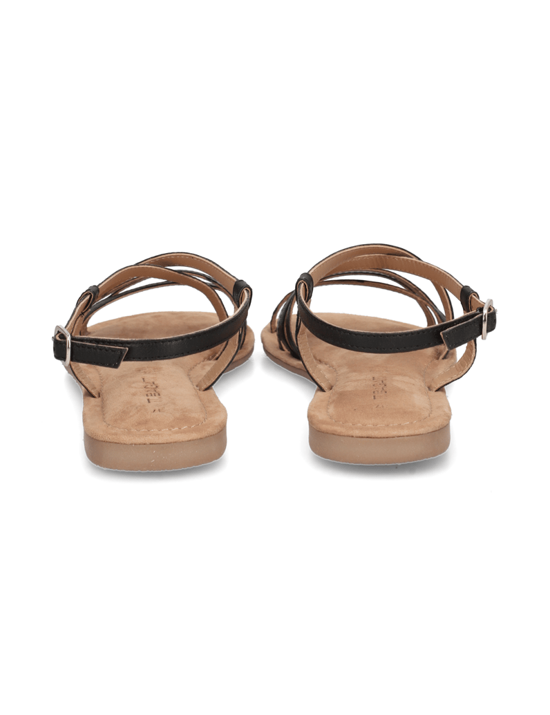 TT.-BAGATT-gladko-usnje-sandali-črna