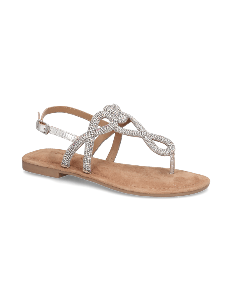 TT.-BAGATT-Glattleder-Sandale-silber