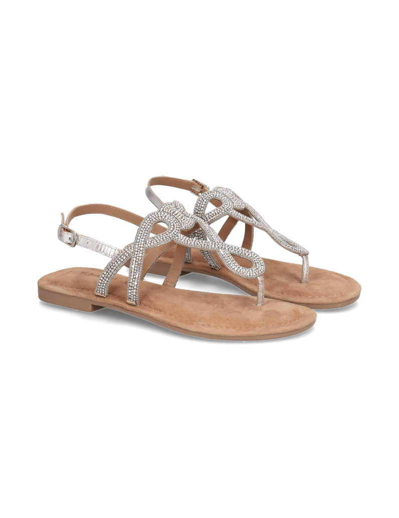 TT.-BAGATT-Glattleder-Sandale-silber