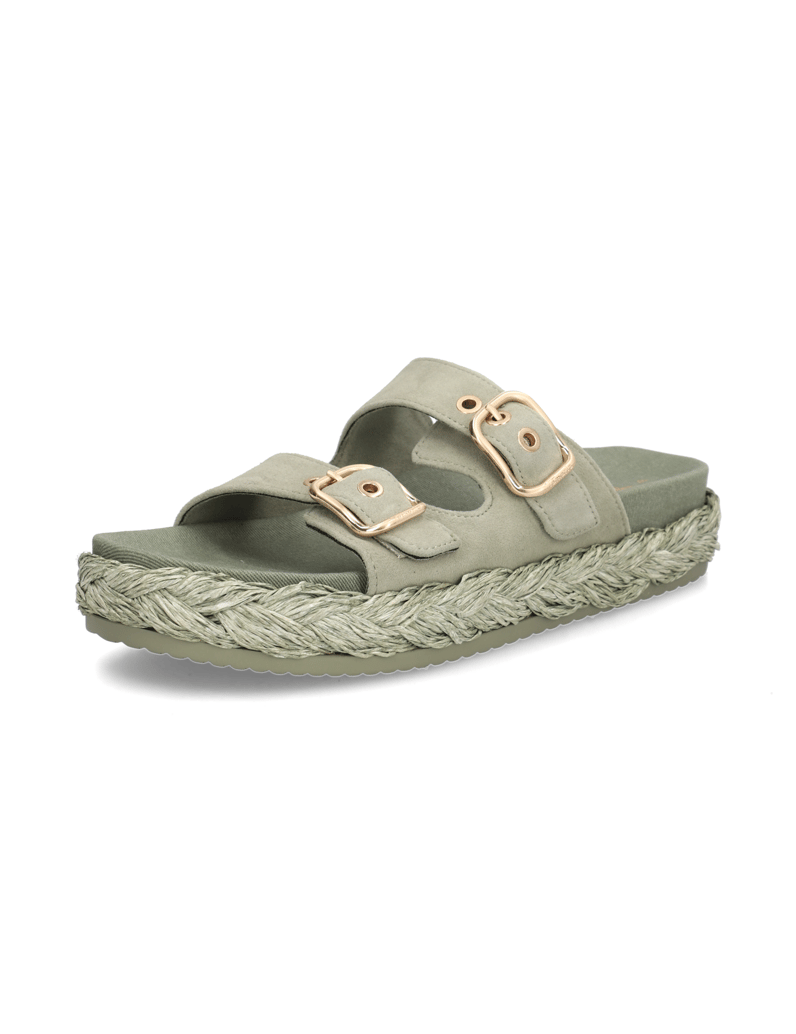 TAMARIS-velur-pantofle-béžová