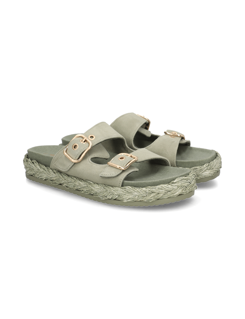 TAMARIS-velur-pantofle-béžová