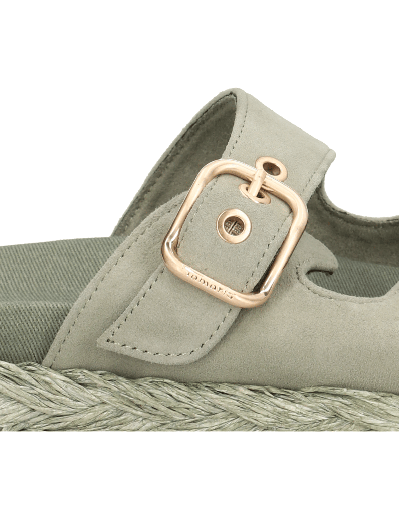 TAMARIS-velur-pantofle-béžová