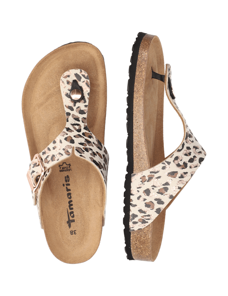 TAMARIS-Pantoffel-beige