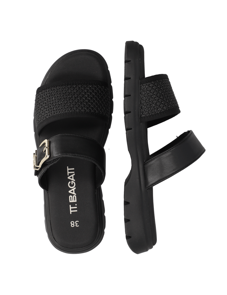 TT.-BAGATT-Pantoffel-schwarz