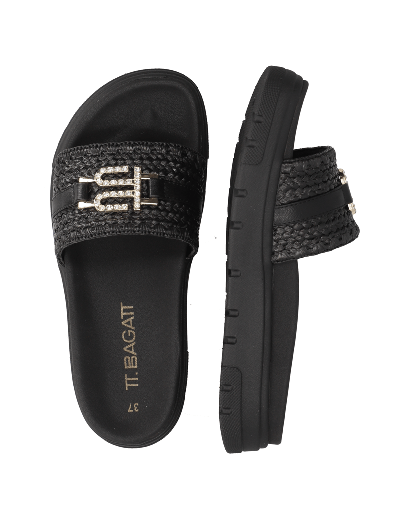 TT.-BAGATT-Pantoffel-schwarz