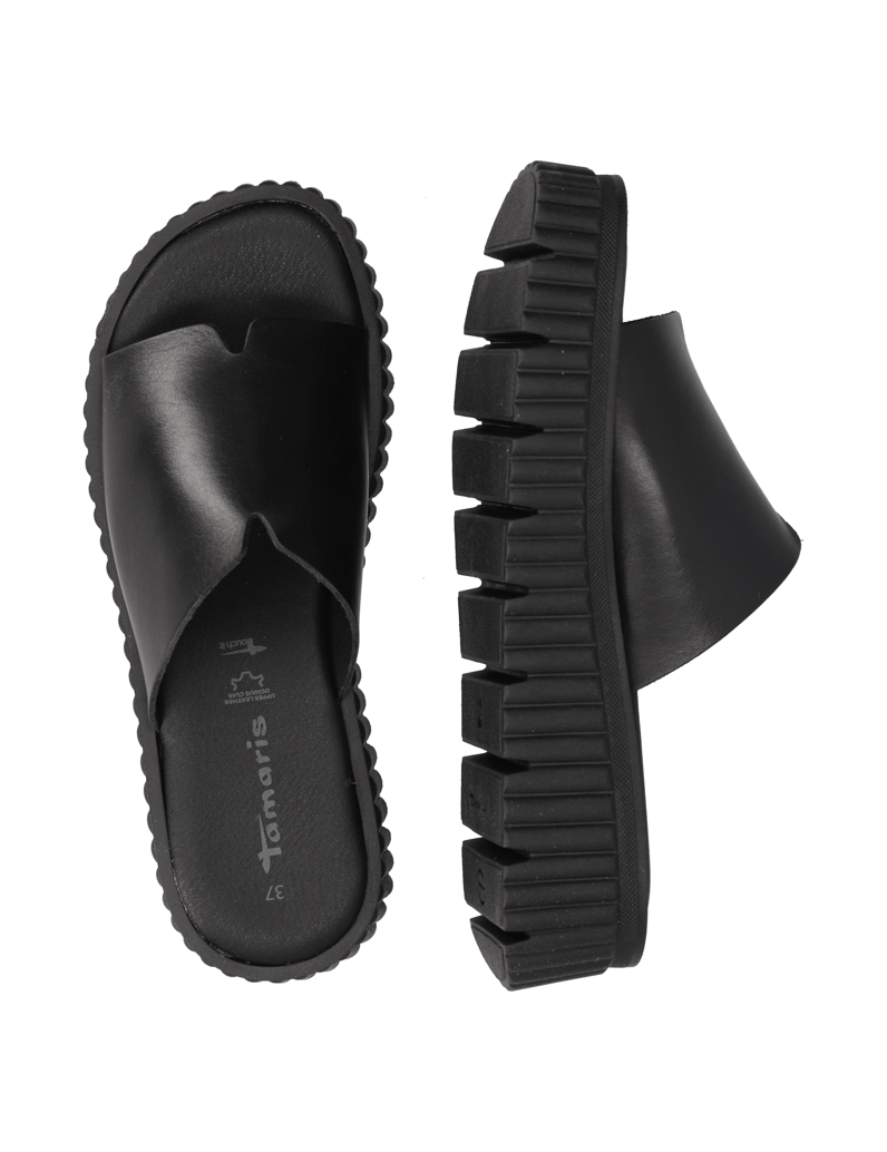 TAMARIS-Pantoffel-schwarz