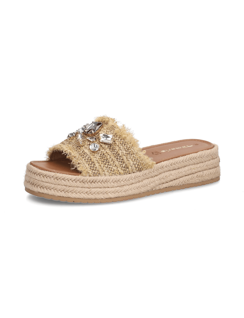 TAMARIS-Pantoffel-beige