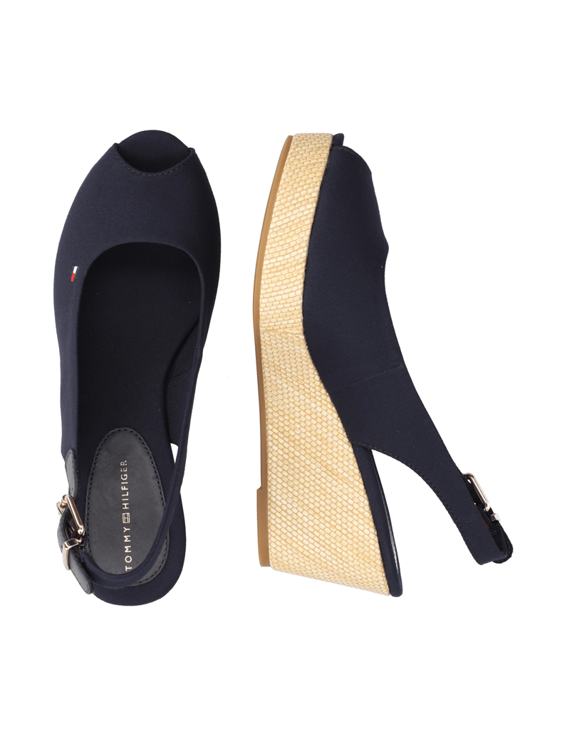 Tommy-Hilfiger-ICONIC-ELBA-SLING-BACK-WEDGE-černá