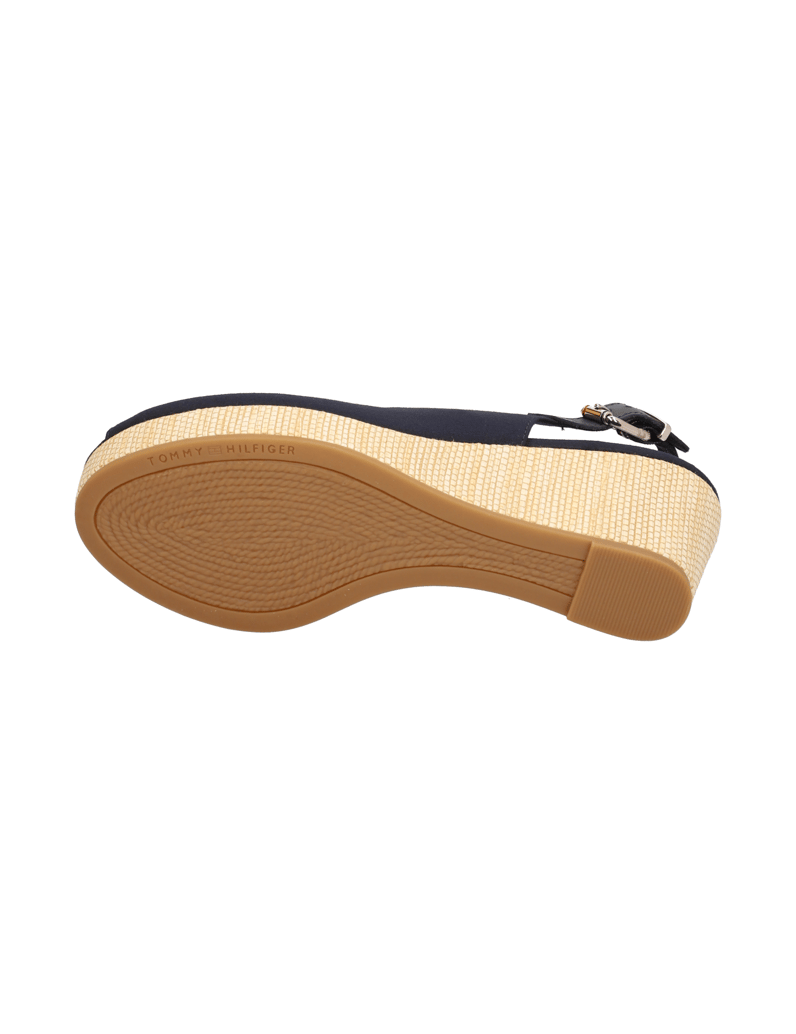Tommy-Hilfiger-ICONIC-ELBA-SLING-BACK-WEDGE-černá