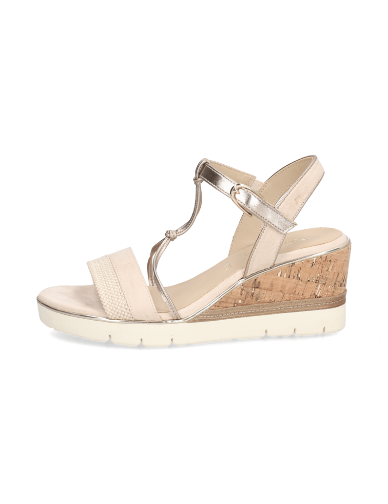 TAMARIS-Keilsandale-schwarz