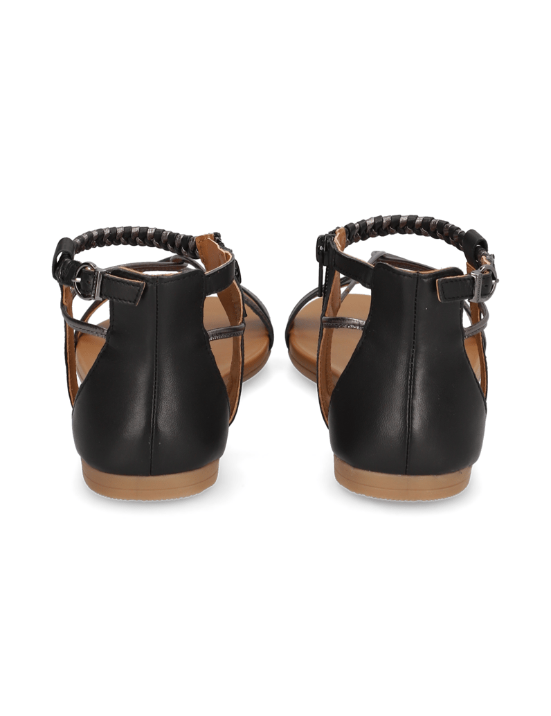 TAMARIS-Glattleder-Sandale-černá