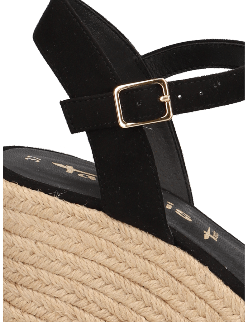 TAMARIS-Keilsandale-schwarz