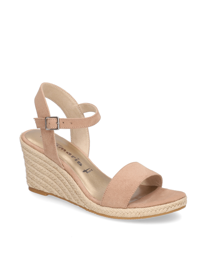 TAMARIS-Keilsandale-schwarz