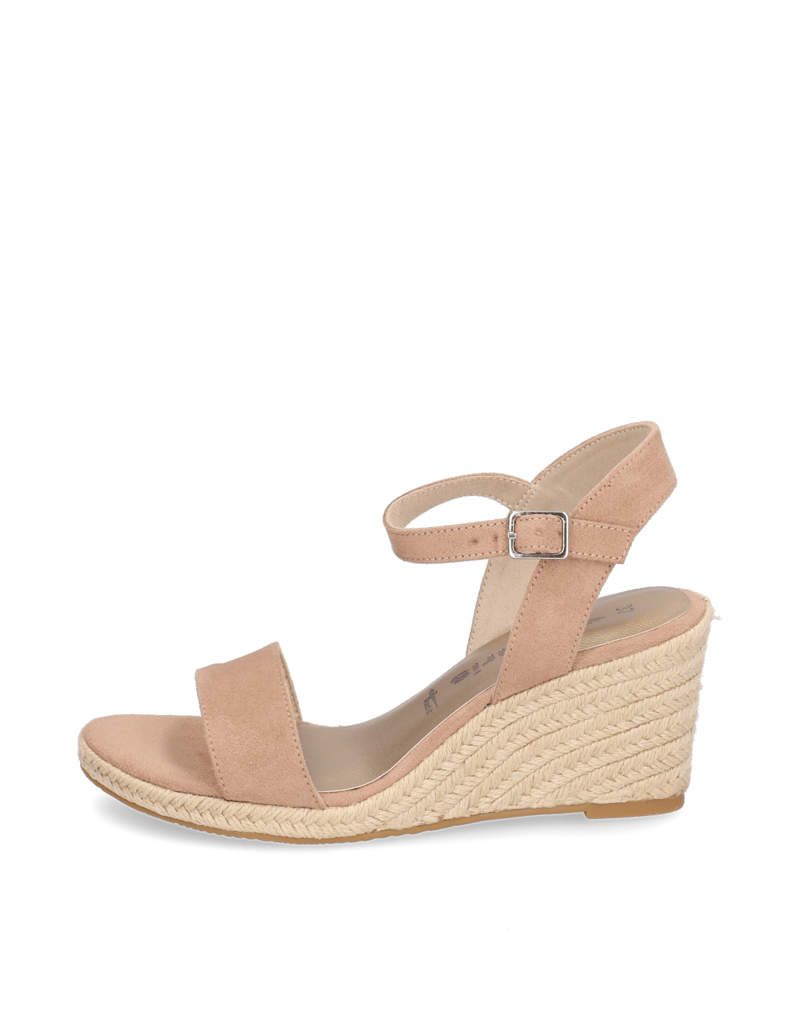 TAMARIS-Keilsandale-schwarz