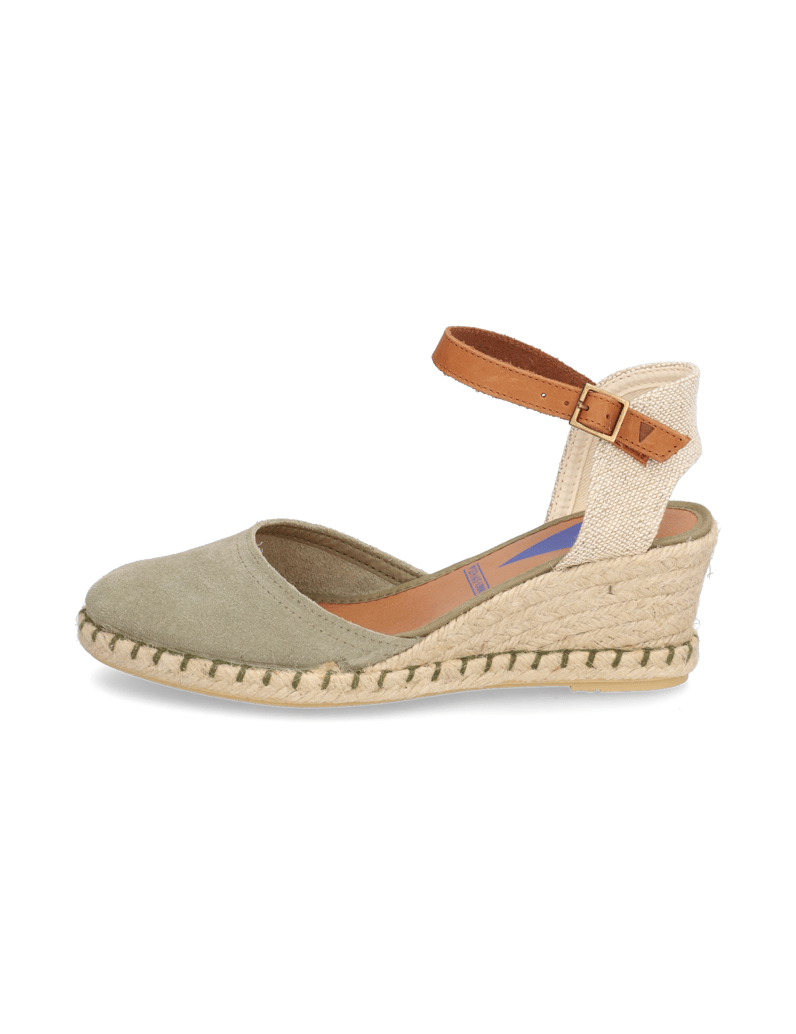 Verbenas-Veloursleder-Keilsandale-beige