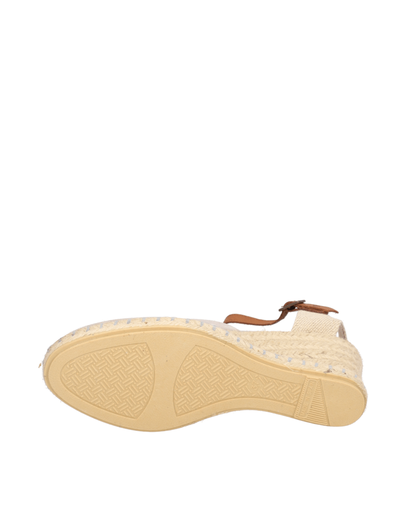 Verbenas-Veloursleder-Keilsandale-beige