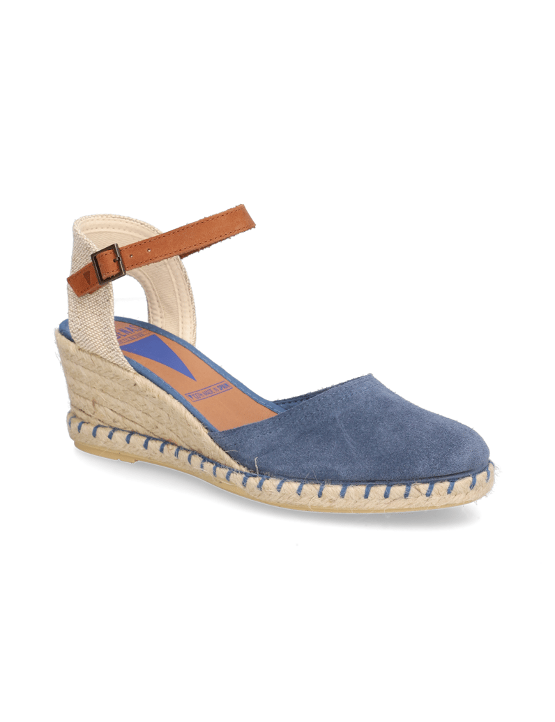 Verbenas-Veloursleder-Keilsandale-beige