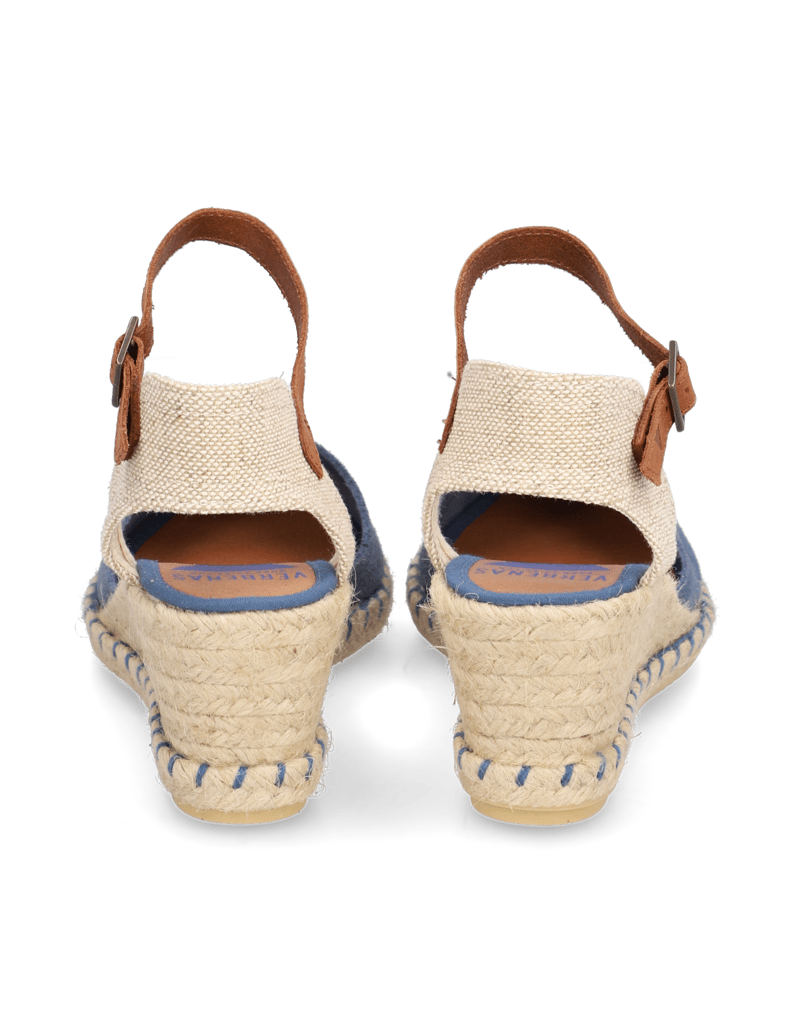 Verbenas-Veloursleder-Keilsandale-beige