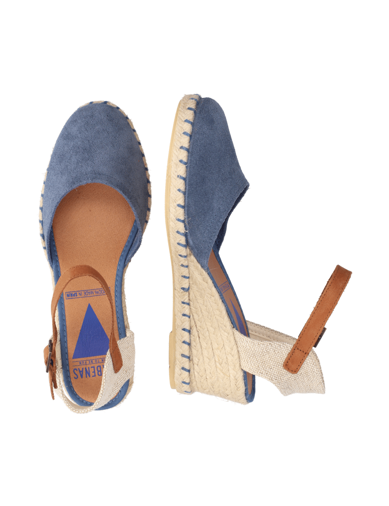 Verbenas-Veloursleder-Keilsandale-beige